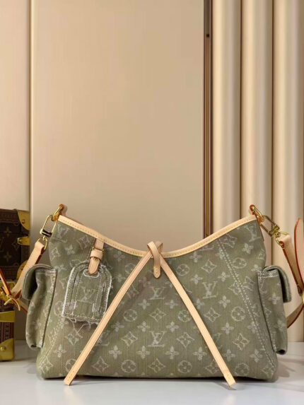 Louis Vuitton Carryall Cargo PM Monogram Denim (Khaki Denim)