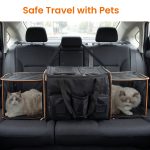 2 in 1 Large Cat Carrier for 2 Cats, Rolling - Image 9