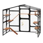 Large Outdoor Catio for 6-10 Cats, Metal - Image 8