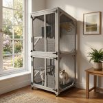 71.2" Tall Outdoor Cat Enclosure Catio wit - Image 2