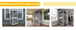 71.2" Tall Outdoor Cat Enclosure Catio wit - Image 12