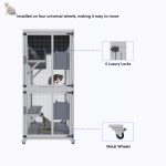 71.2" Tall Outdoor Cat Enclosure Catio wit - Image 8