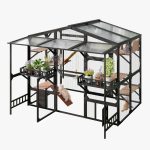 Large Outdoor Catio for 6-10 Cats, Metal - Image 6