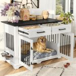 44.48" Large Dog Crate Furniture, Indoor - Image 2