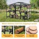 Large Outdoor Catio for 6-10 Cats, Metal
