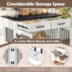 44.48" Large Dog Crate Furniture, Indoor - Image 4
