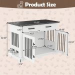 44.48" Large Dog Crate Furniture, Indoor - Image 7